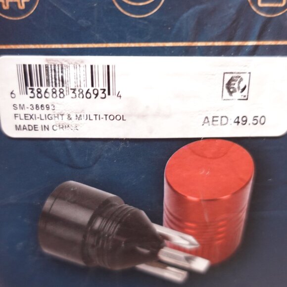 NWT Samsonico 4 in 1 Extendable Flex Light Multi Tool Flashlight Rotates 360 - Picture 6 of 6